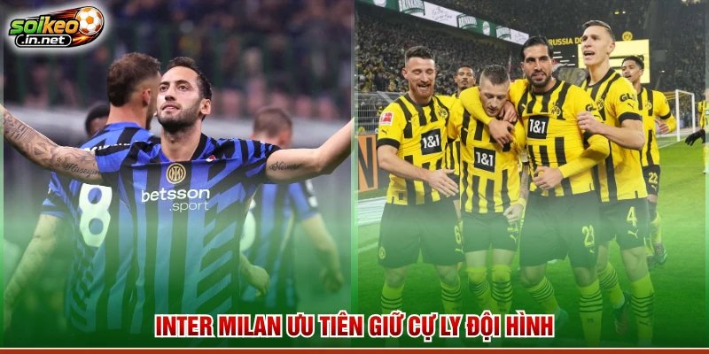 Inter Milan ưu tiên giữ cự ly đội hình